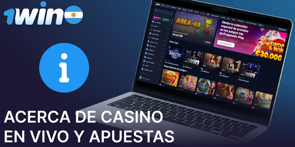 La información principal sobre las opciones de apuestas deportivas y casino en vivo de 1win