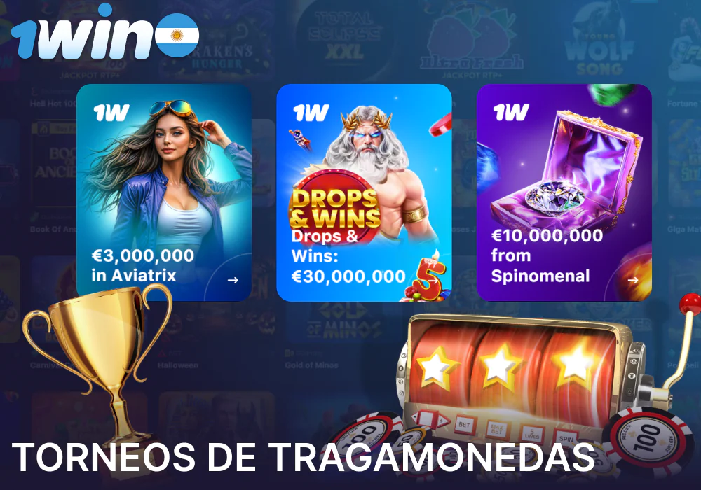 Torneos de tragamonedas 1win para jugadores de Argentina
