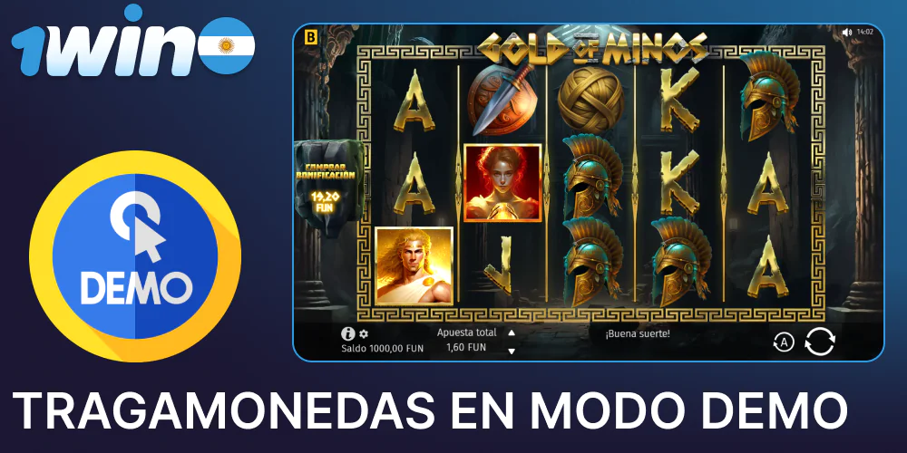 Instrucciones para jugar gratis a juegos de tragaperras en 1win en el modo de demostración